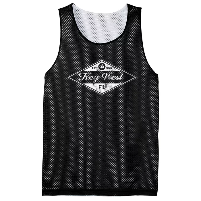 Vintage Key West Florida Keys Established 1828 Beach Boating Mesh Reversible Basketball Jersey Tank