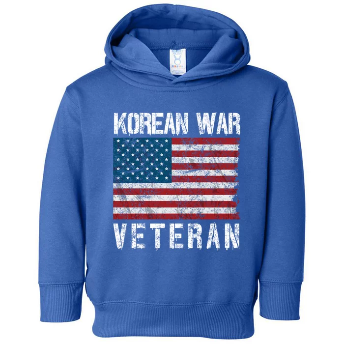 Vintage Korean War Veteran Gift Toddler Hoodie