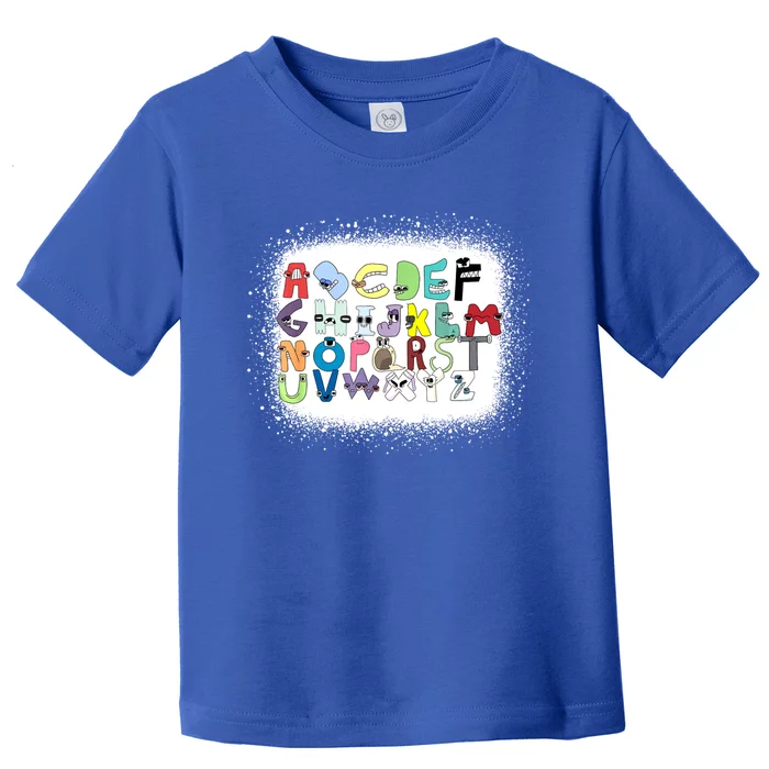 Villain Letter Abcs Bleached Boys Evil Alphabets Bleach Lore Toddler T-Shirt