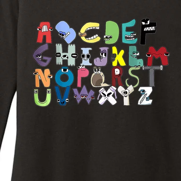 Villain Letter Abc Costume Boys Matching Evil Alphabet Lore Womens CVC Long Sleeve Shirt