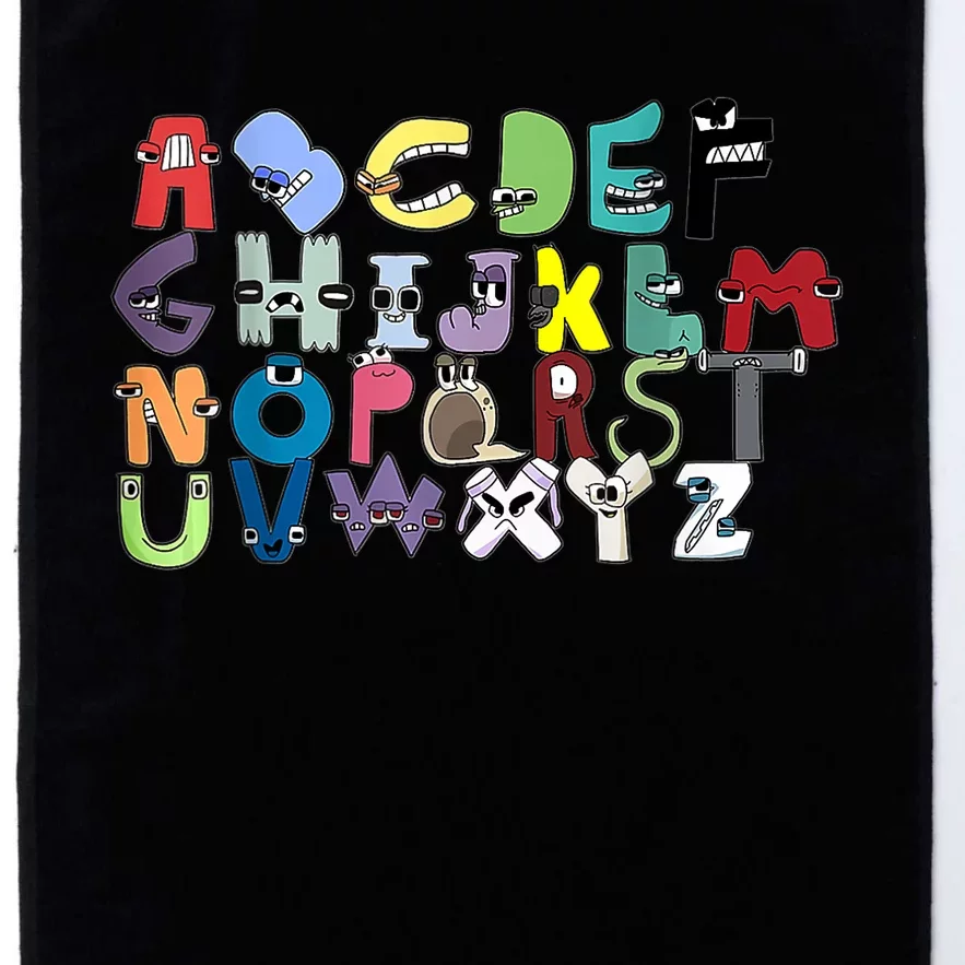 Villain Letter Abc Costume Boys Matching Evil Alphabet Lore Platinum Collection Golf Towel