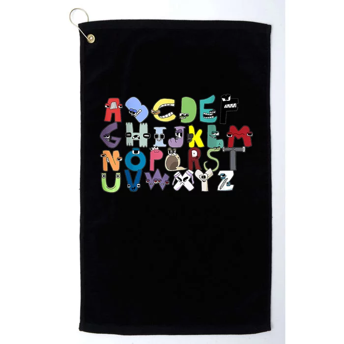 Villain Letter Abc Costume Boys Matching Evil Alphabet Lore Platinum Collection Golf Towel