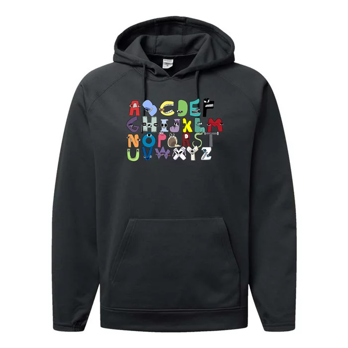 Villain Letter Abcs Costume Boys Matching Evil Alphabet Lore Performance Fleece Hoodie