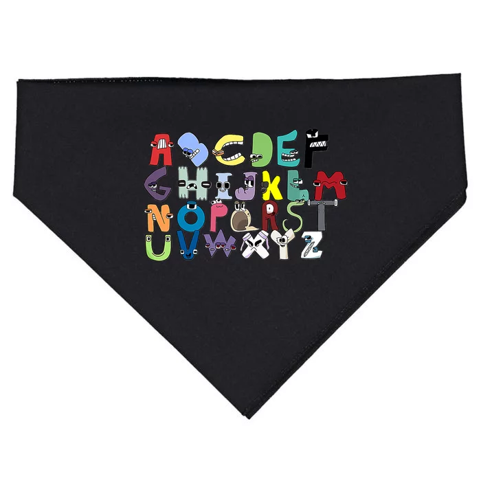 Villain Letter Abcs Costume Boys Matching Evil Alphabet Lore USA-Made Doggie Bandana