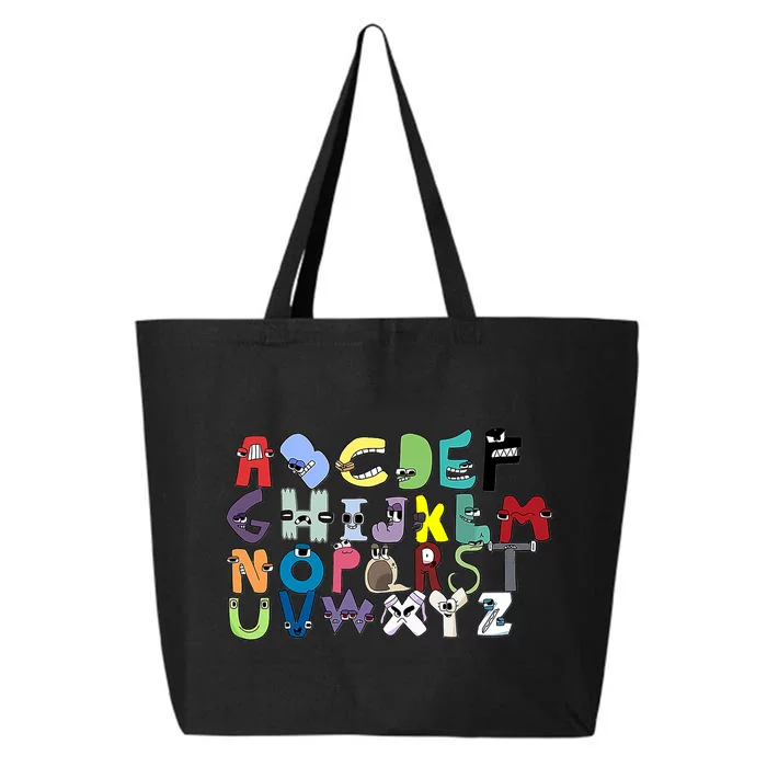 Villain Letter Abcs Costume Boys Matching Evil Alphabet Lore 25L Jumbo Tote