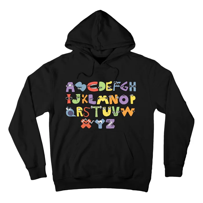 Villain Letter Abcs Evil Alphabet Lore Hoodie