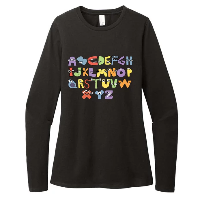 Villain Letter Abcs Evil Alphabet Lore Womens CVC Long Sleeve Shirt