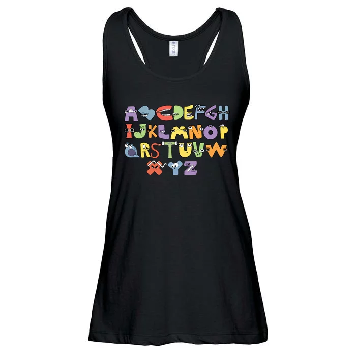 Villain Letter Abcs Evil Alphabet Lore Ladies Essential Flowy Tank