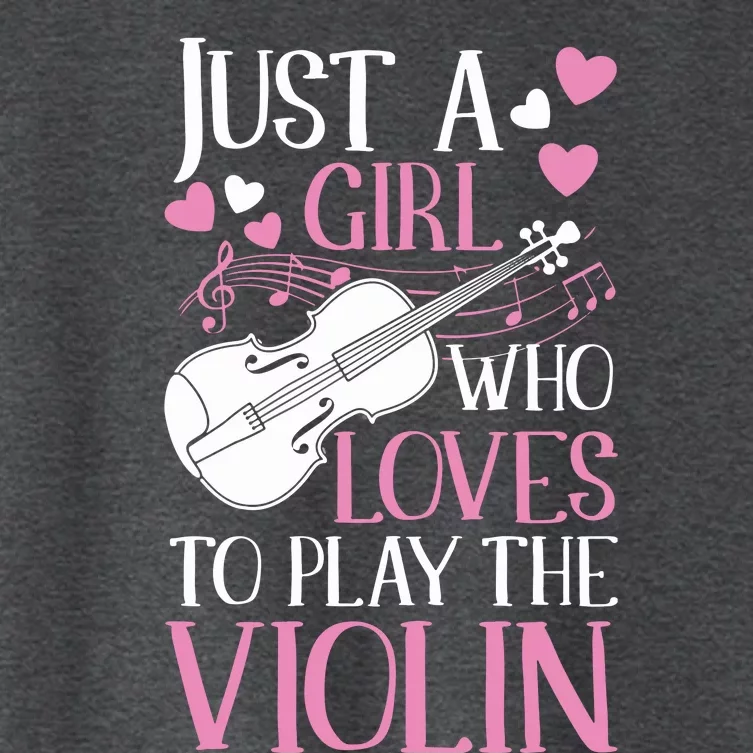 Violinist Like A Normal Girl Just Cooler Violin Girl Women's Crop Top Tee