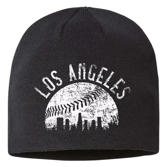 Vintage Los Angeles California Skyline Apparel LA 8 1/2in Sustainable Knit Beanie