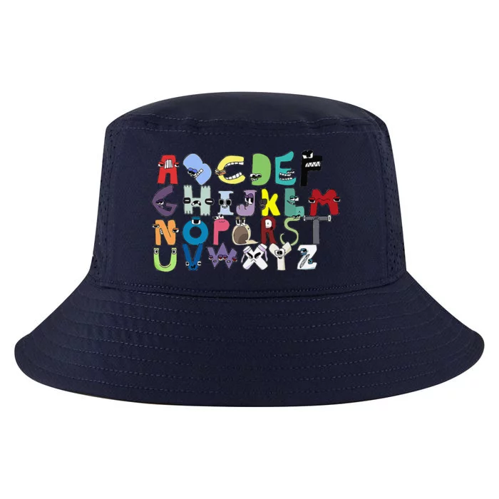 Villain Letter Abcs Bleached Evil Alphabets Bleach Lore Cool Comfort Performance Bucket Hat