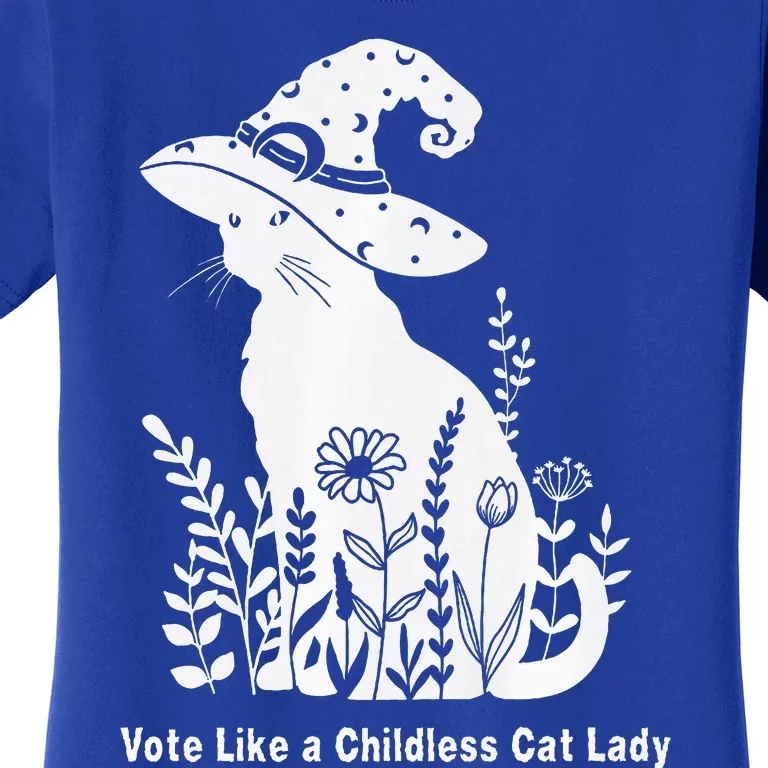 Vote Like A Childless Cat Lady Kamala Election 2024 Women's T-Shirt