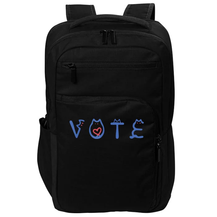 Vote Like A Childless Cat Lady Funny Voting Election 2024 Impact Tech Backpack