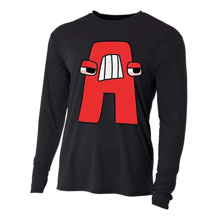 Villain Letter Abc Costume Boys Matching Evil Alphabet Lore Cooling Performance Long Sleeve Crew