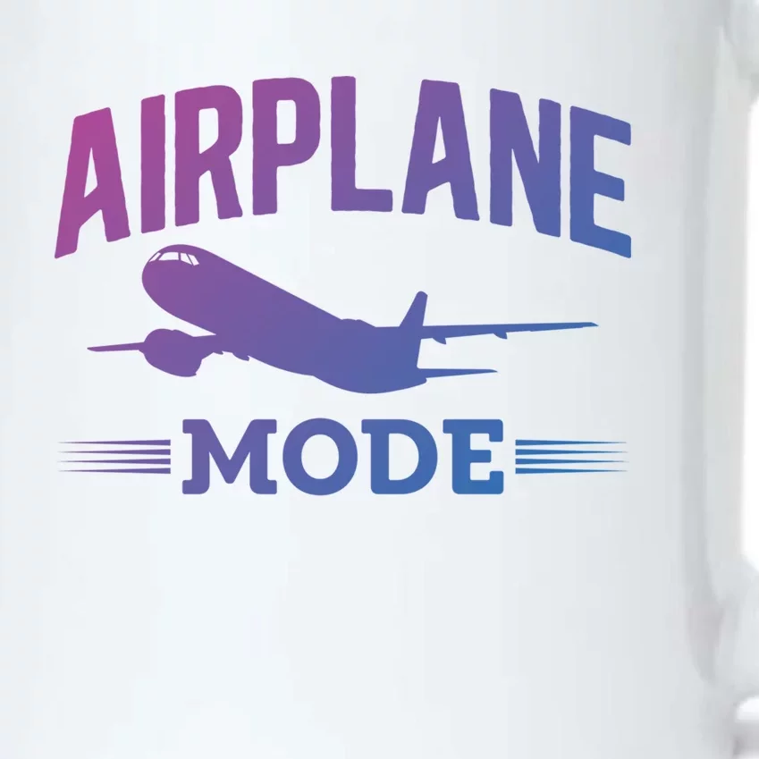 Vacation Lovers Airplane Mode Going On Vacation Gift Black Color Changing Mug