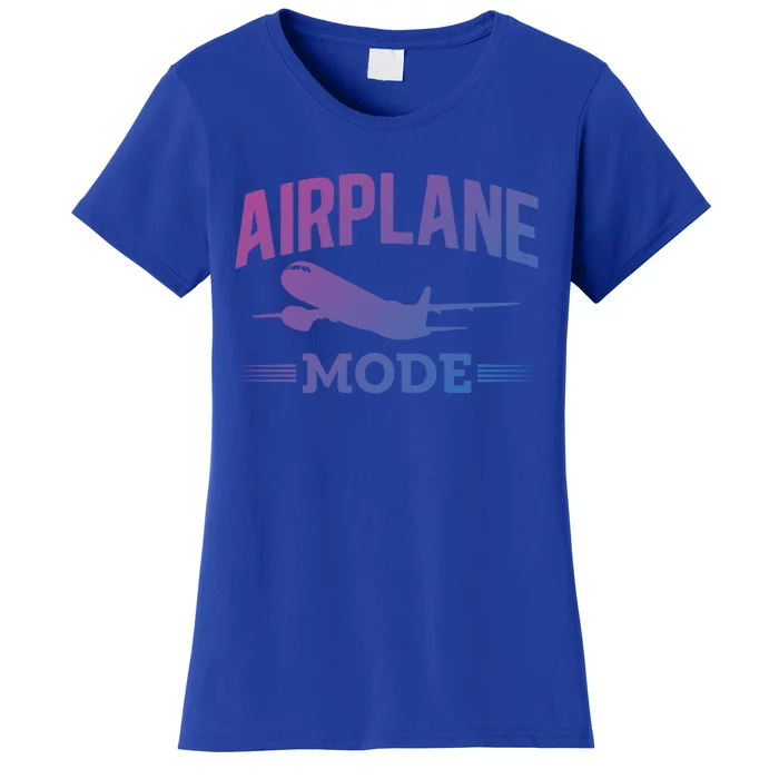 Vacation Lovers Airplane Mode Going On Vacation Gift Women's T-Shirt