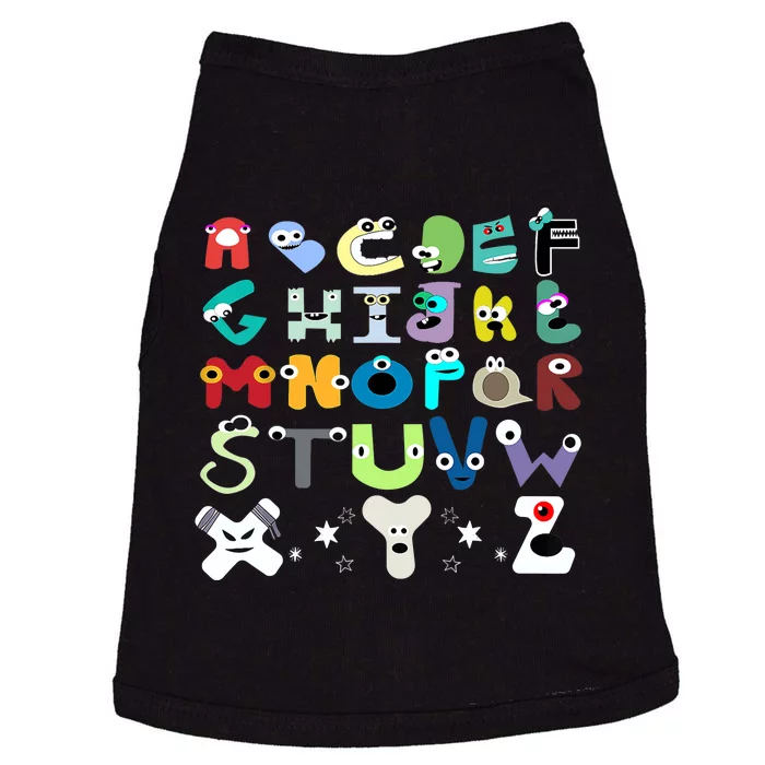 Villain Letter Abcs Evil Alphabet Costume Matching Lore Doggie Tank