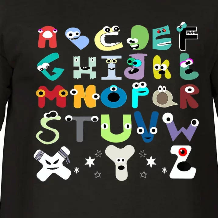 Villain Letter Abcs Evil Alphabet Costume Matching Lore Comfort Colors T-Shirt