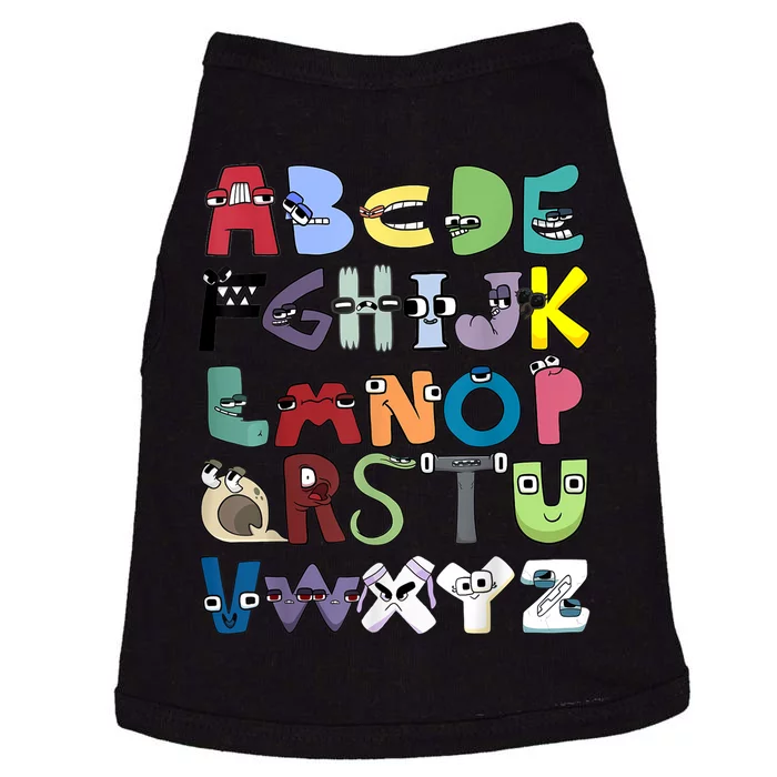 Villain Letter Abc Costume Boys Matching Evil Alphabet Lore Doggie Tank