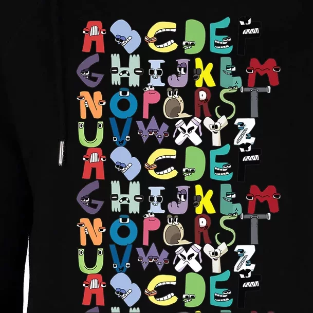 Villain Letter Abc Costume Boys Matching Evil Alphabet Lore Womens Funnel Neck Pullover Hood