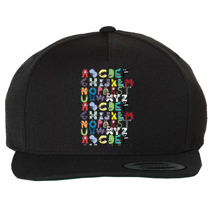 Villain Letter Abc Costume Boys Matching Evil Alphabet Lore Wool Snapback Cap