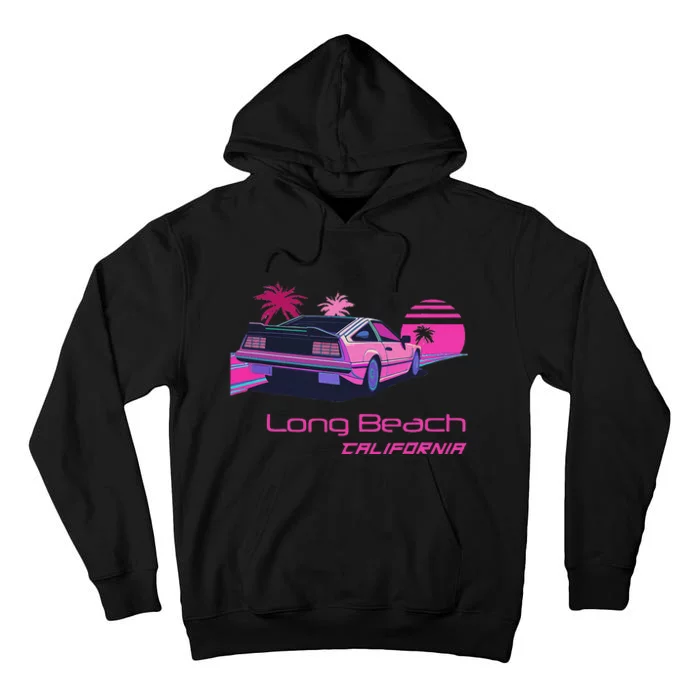 Vintage Long Beach California Tall Hoodie