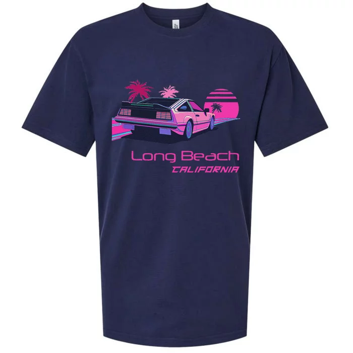 Vintage Long Beach California Sueded Cloud Jersey T-Shirt