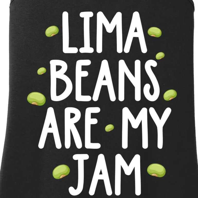 Vegetarian Lima Beans Are My Jam Ladies Essential Tank