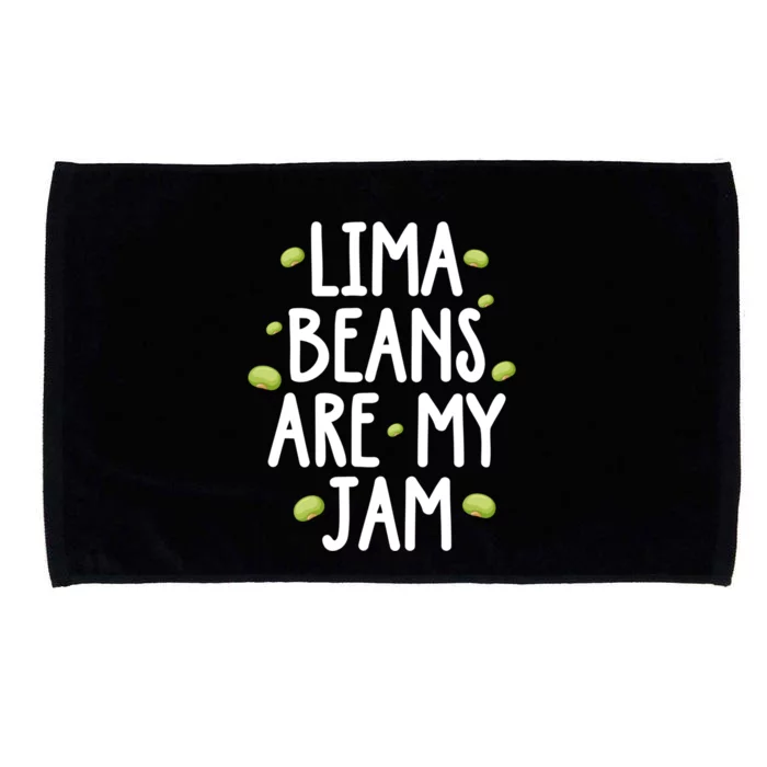 Vegetarian Lima Beans Are My Jam Microfiber Hand Towel