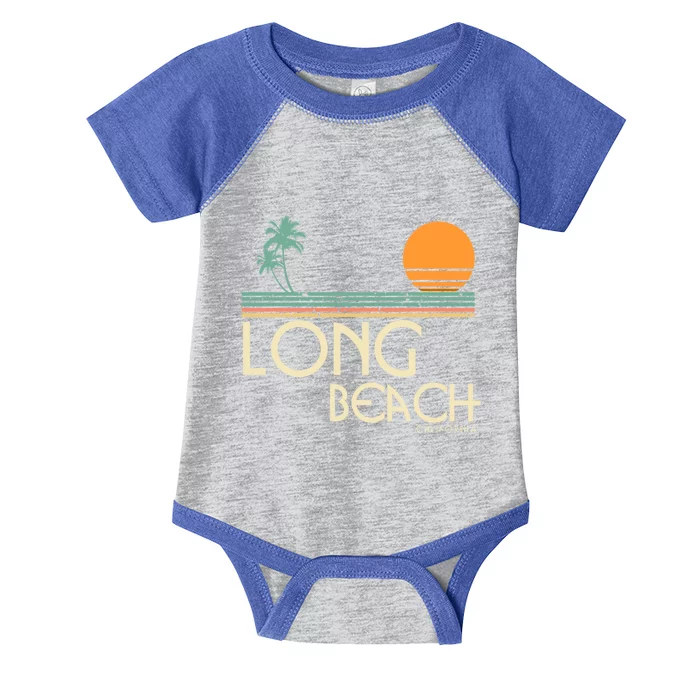 Vintage Long Beach California Gift Infant Baby Jersey Bodysuit