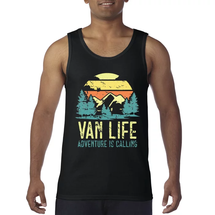 Van Life Camping Camper Livin The Vantasy Vanlife Tank Top