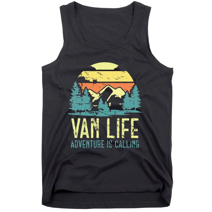 Van Life Camping Camper Livin The Vantasy Vanlife Tank Top