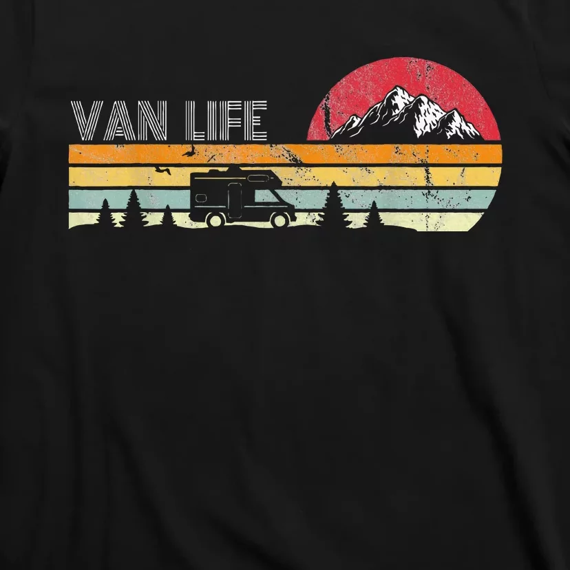 Van Life Clothing Retro Vintage Van Dwellers Vanlife Nomads T-Shirt