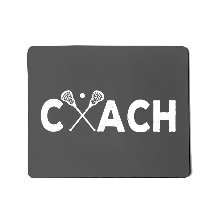 Vintage Lacrosse Coach Lacrosse Team Coach Retro Mousepad