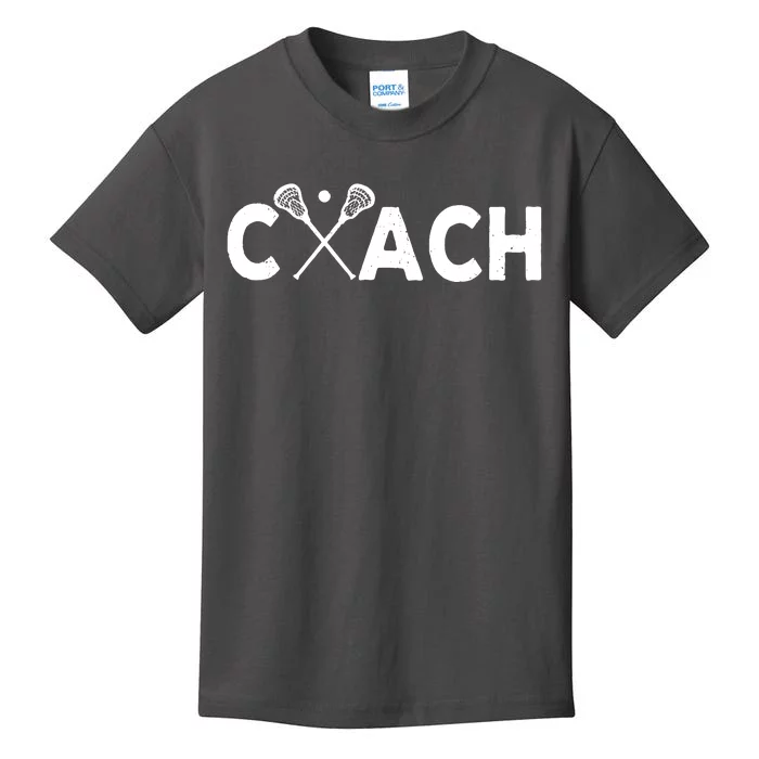 Vintage Lacrosse Coach Lacrosse Team Coach Retro Kids T-Shirt