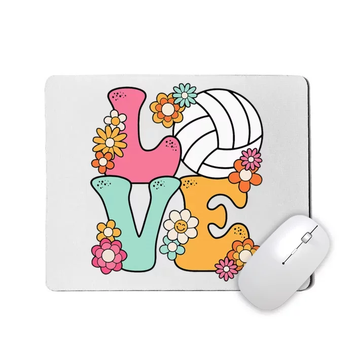 Volleyball Love Cute Volleyball Lover Mousepad