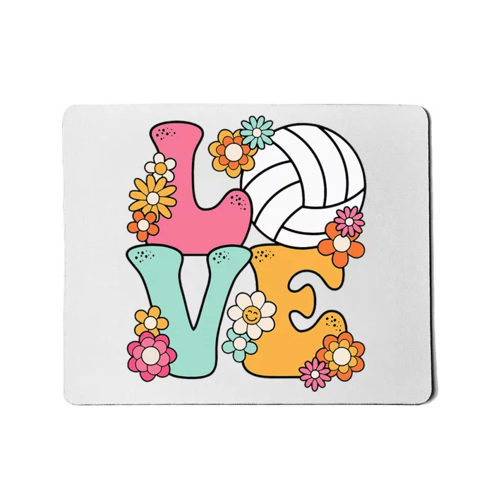 Volleyball Love Cute Volleyball Lover Mousepad