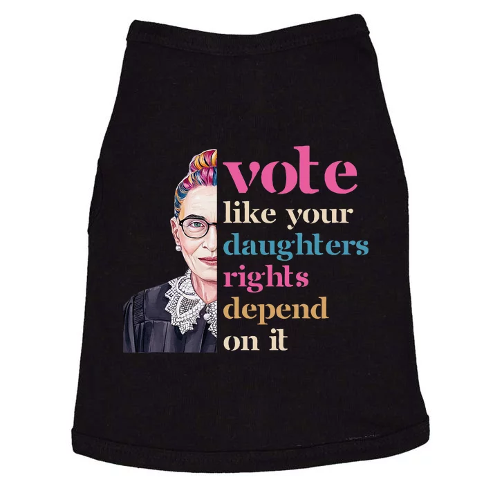 Vote Like Daughters Rights Depend On It 2024 Feminist Doggie Tank