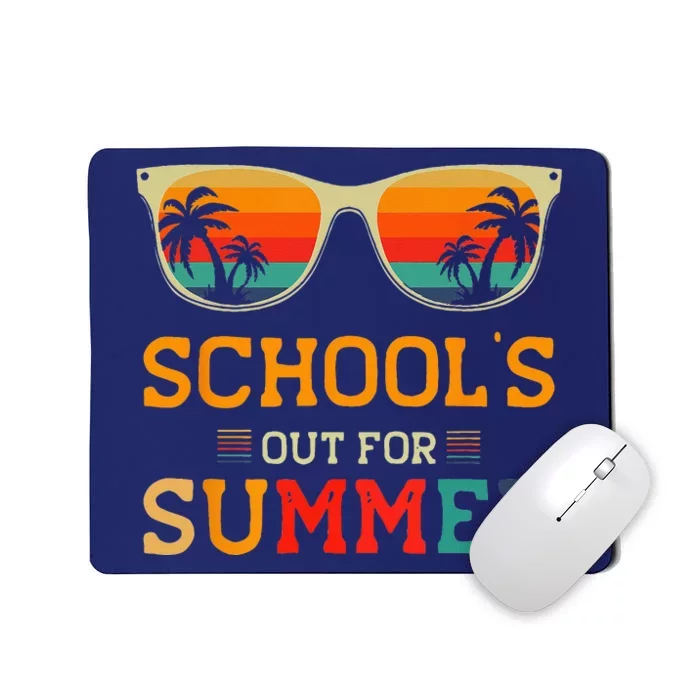 Vintage Last Day Of School Schools Out For Summer Teacher Mousepad