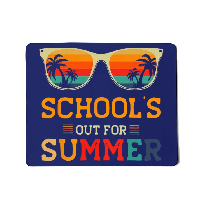 Vintage Last Day Of School Schools Out For Summer Teacher Mousepad