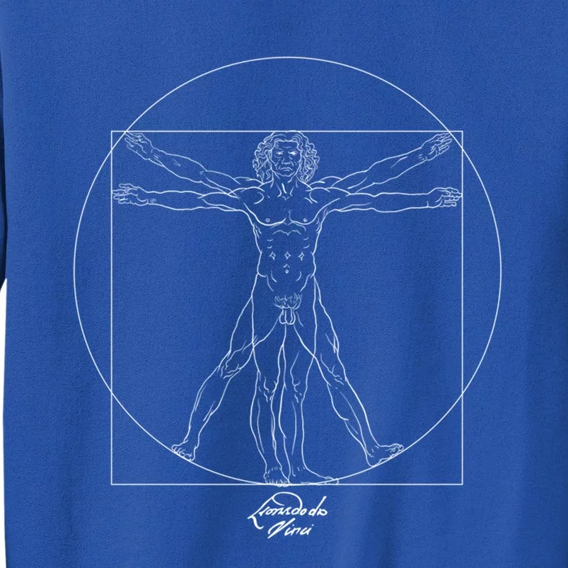 Vitruvian Leonardo Da Vinci Draw Artistic And Historic Gift Tall Sweatshirt