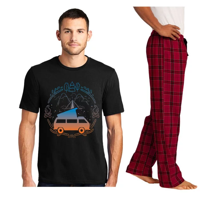 Van Life Design Vanagon Van Bus Dipper Campfire Camping Pajama Set