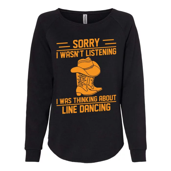 Vintage Line Dancing T Womens California Wash Sweatshirt