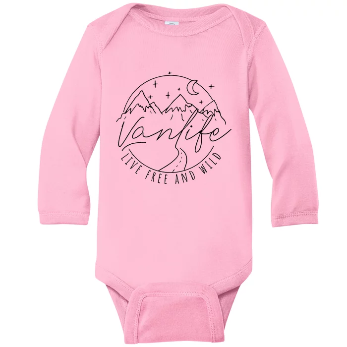 Van life Essentials Van Dwellers van life Nomad Vandwelling Baby Long Sleeve Bodysuit