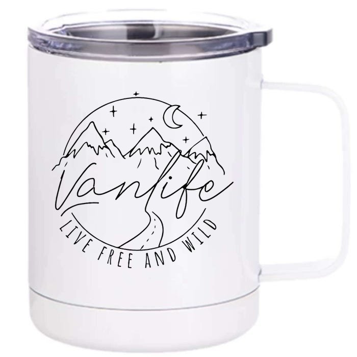 Van life Essentials Van Dwellers van life Nomad Vandwelling Front & Back 12oz Stainless Steel Tumbler Cup