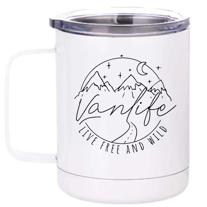 Van life Essentials Van Dwellers van life Nomad Vandwelling Front & Back 12oz Stainless Steel Tumbler Cup