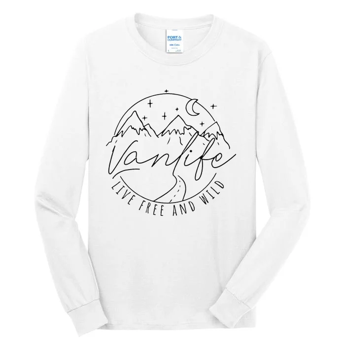 Van life Essentials Van Dwellers van life Nomad Vandwelling Tall Long Sleeve T-Shirt