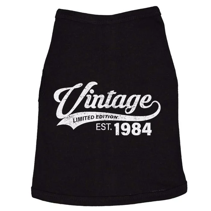 Vintage Limited Edition 1984 40 Year Old Bday 40th Birthday Doggie Tank