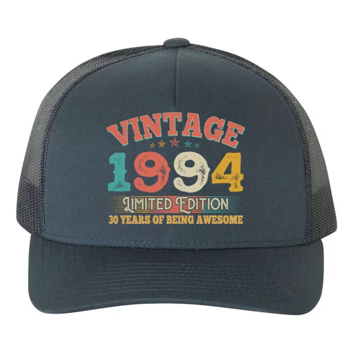 Vintage Limited Edition 1994 30 Years Of Being Awesome Birthday Yupoong Adult 5-Panel Trucker Hat