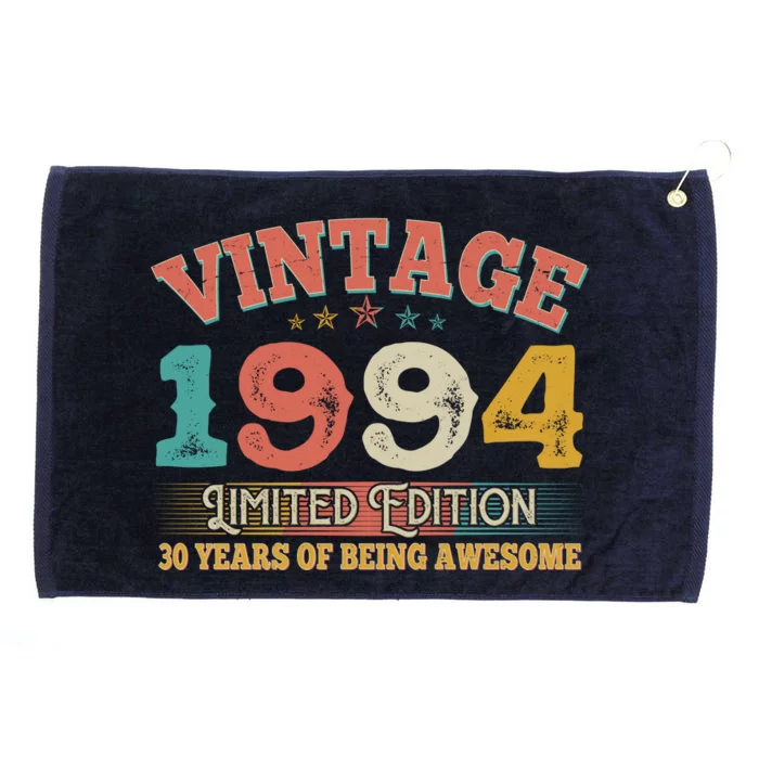 Vintage Limited Edition 1994 30 Years Of Being Awesome Birthday Grommeted Golf Towel